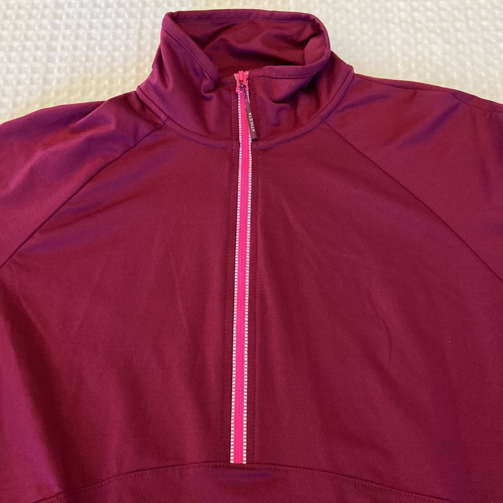 SOLD! ATHLETA “MALIBU” Half Zip Front Running Hiking Top Jacket Size Small - Picture 7 of 16